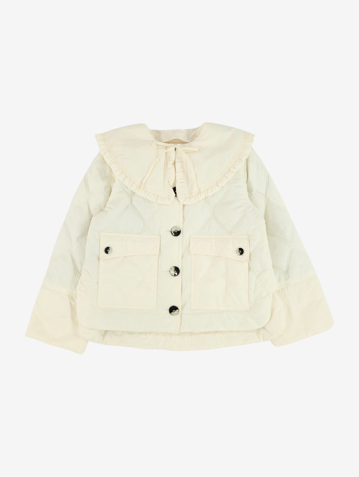 CROPPED RIPSTOP QUILTED JACKET
