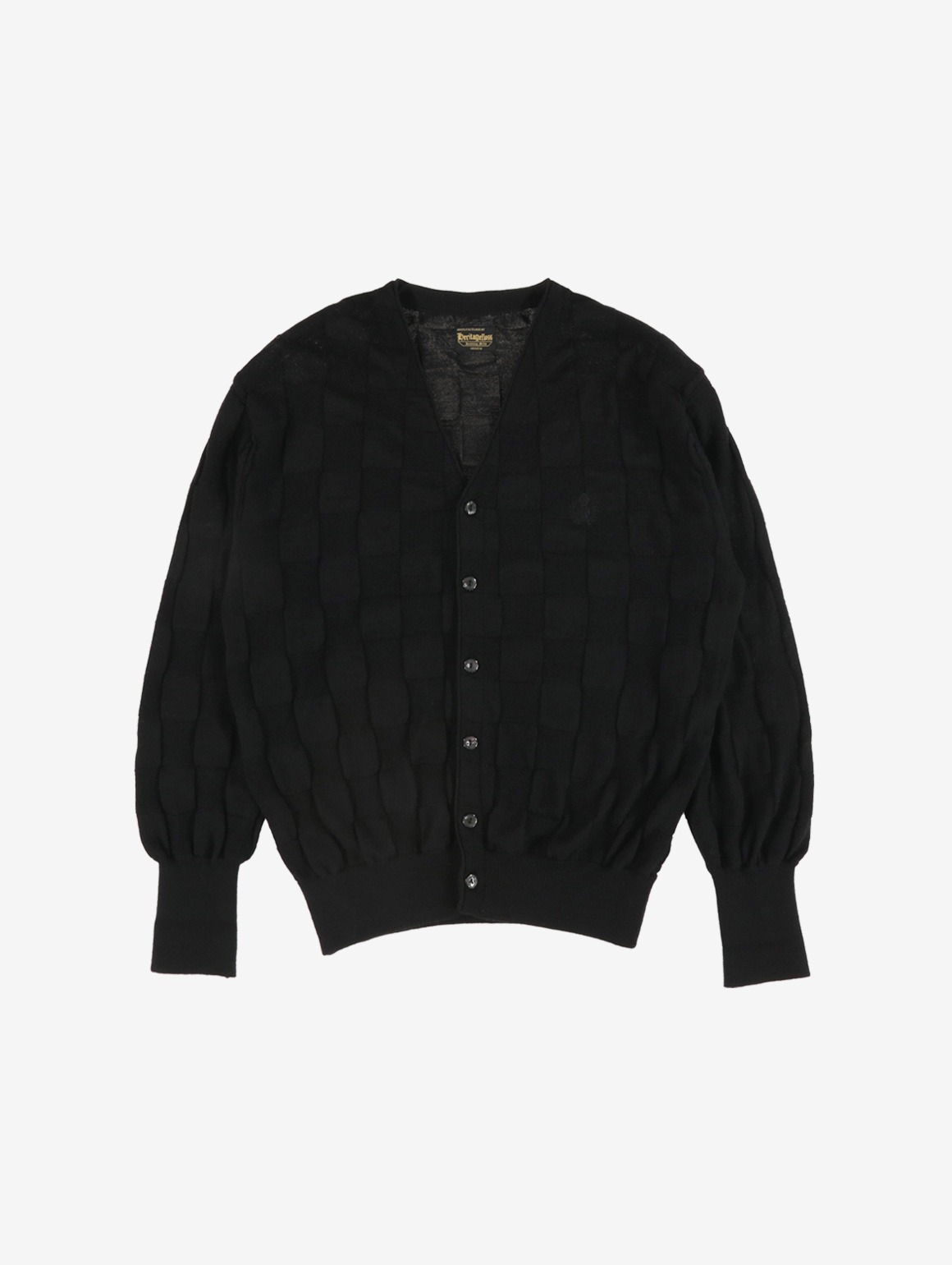 HFC CREST CHECKED CARDIGAN