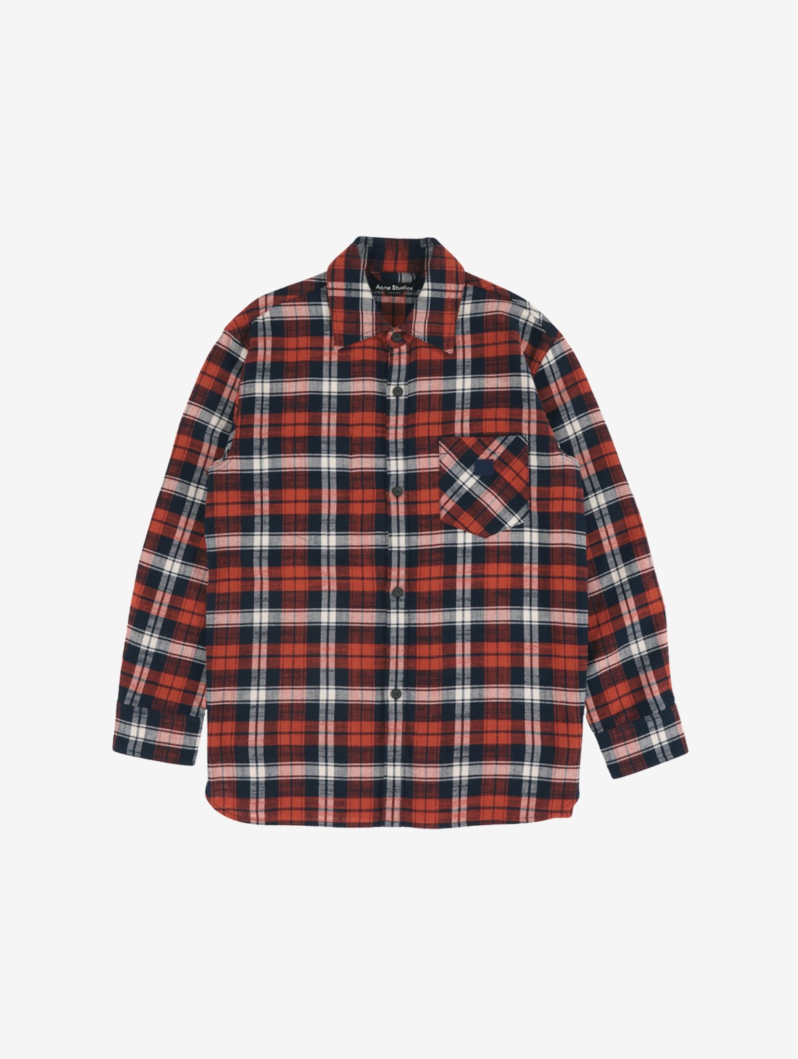 FACE PATCH FLANNEL OVERSHIRT